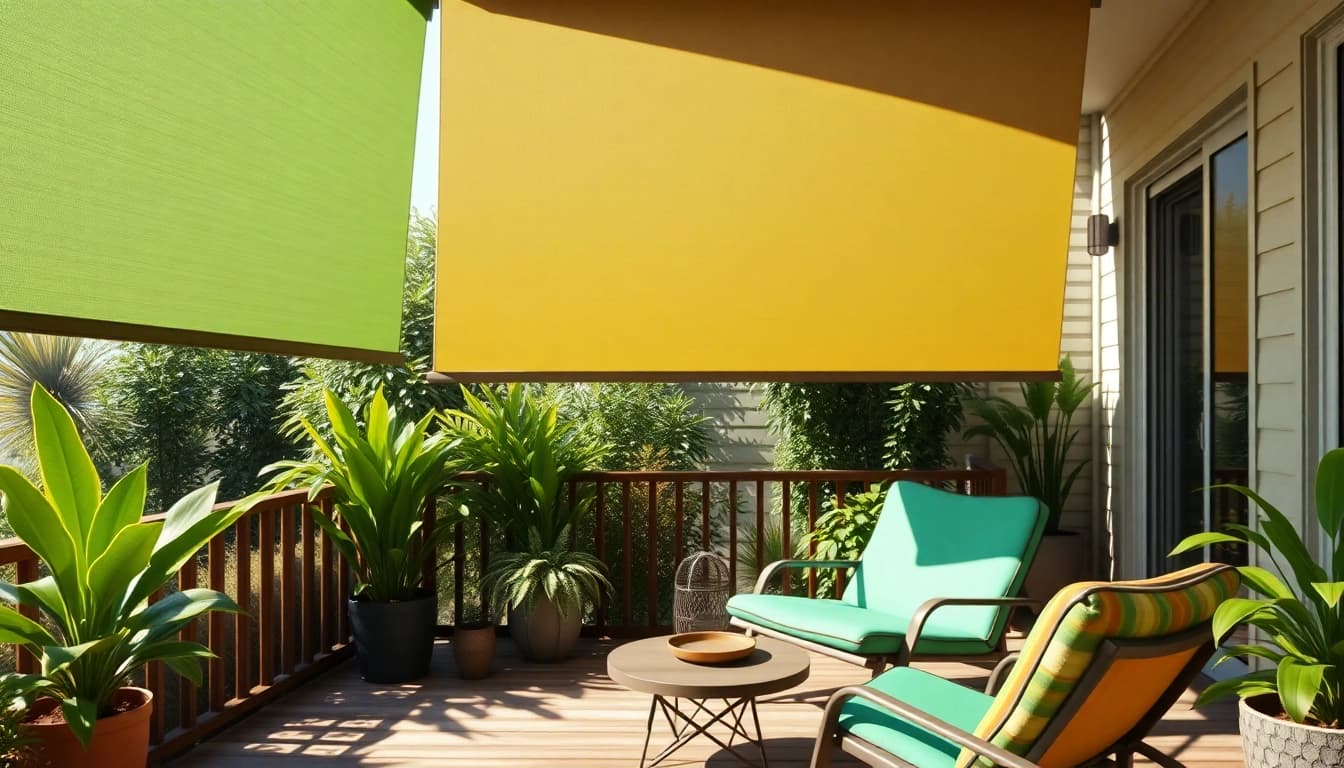 Enhance your patio with versatile outdoor shades that provide comfort and style.