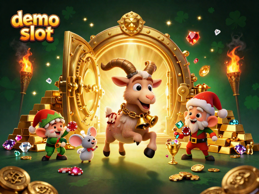 Experience exciting gameplay in a demo slot with a festive Krampus and playful characters!