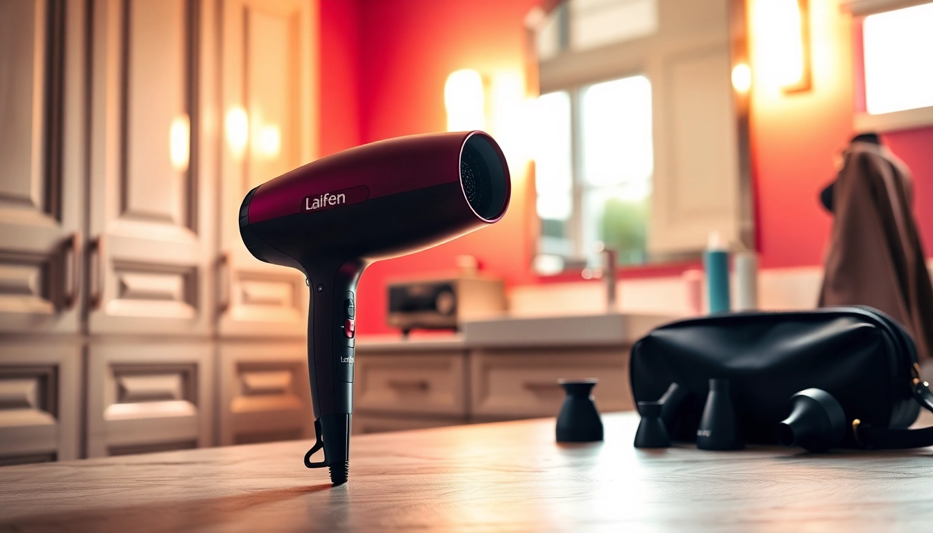 Experience the power of the laifen swift premium hair dryer with its sleek design and advanced features.