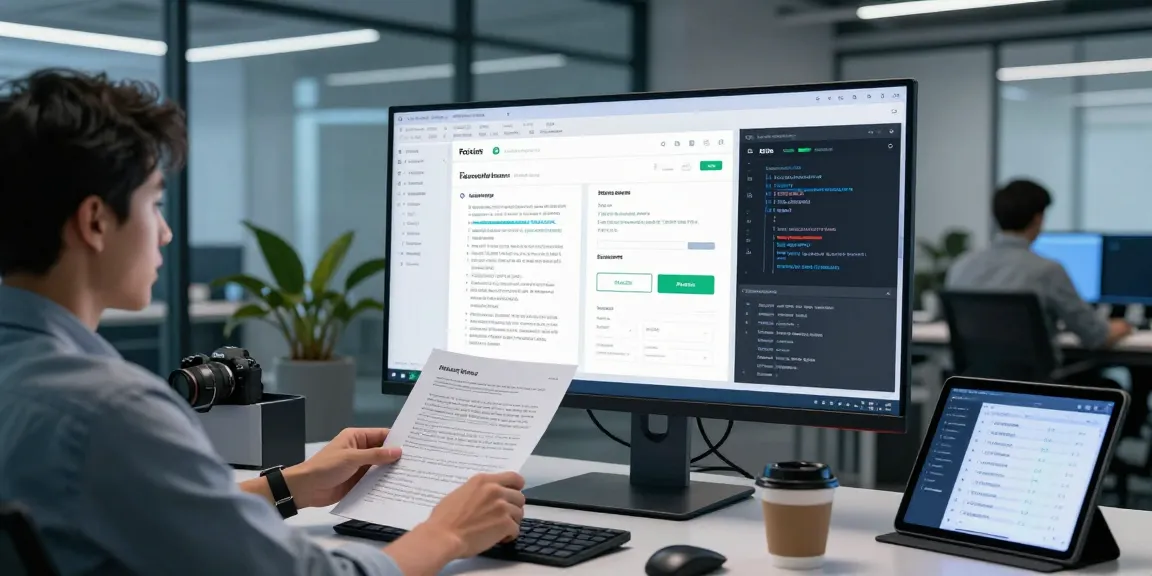 detect fraud receipt using advanced AI technology in a modern workspace for PDF verification.