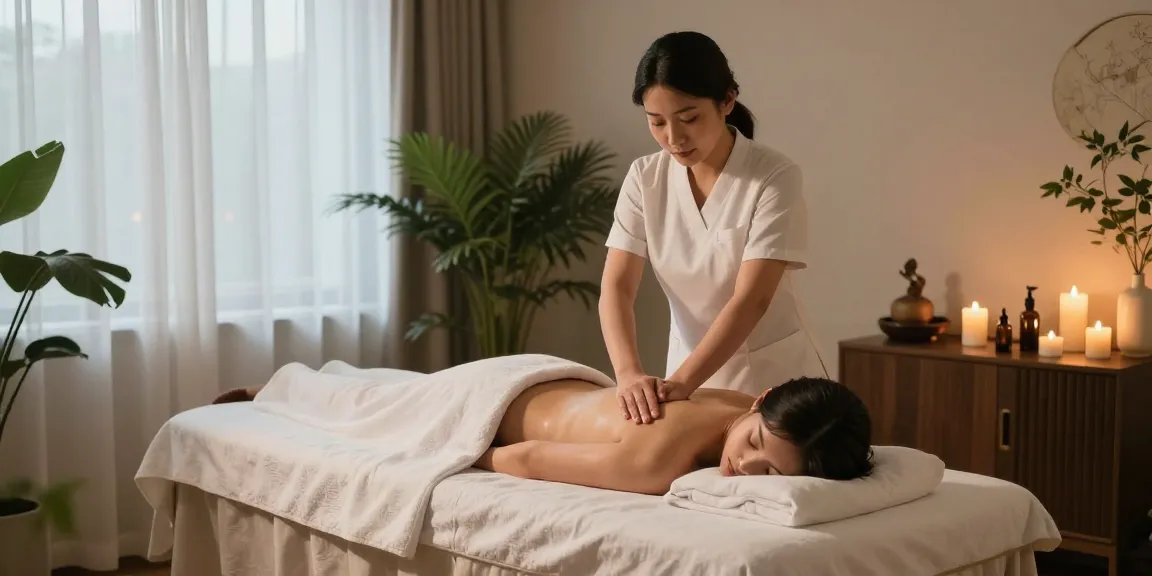 Relaxing Swedish massage experience at https://www.makangs.com/ in serene spa with calming atmosphere.