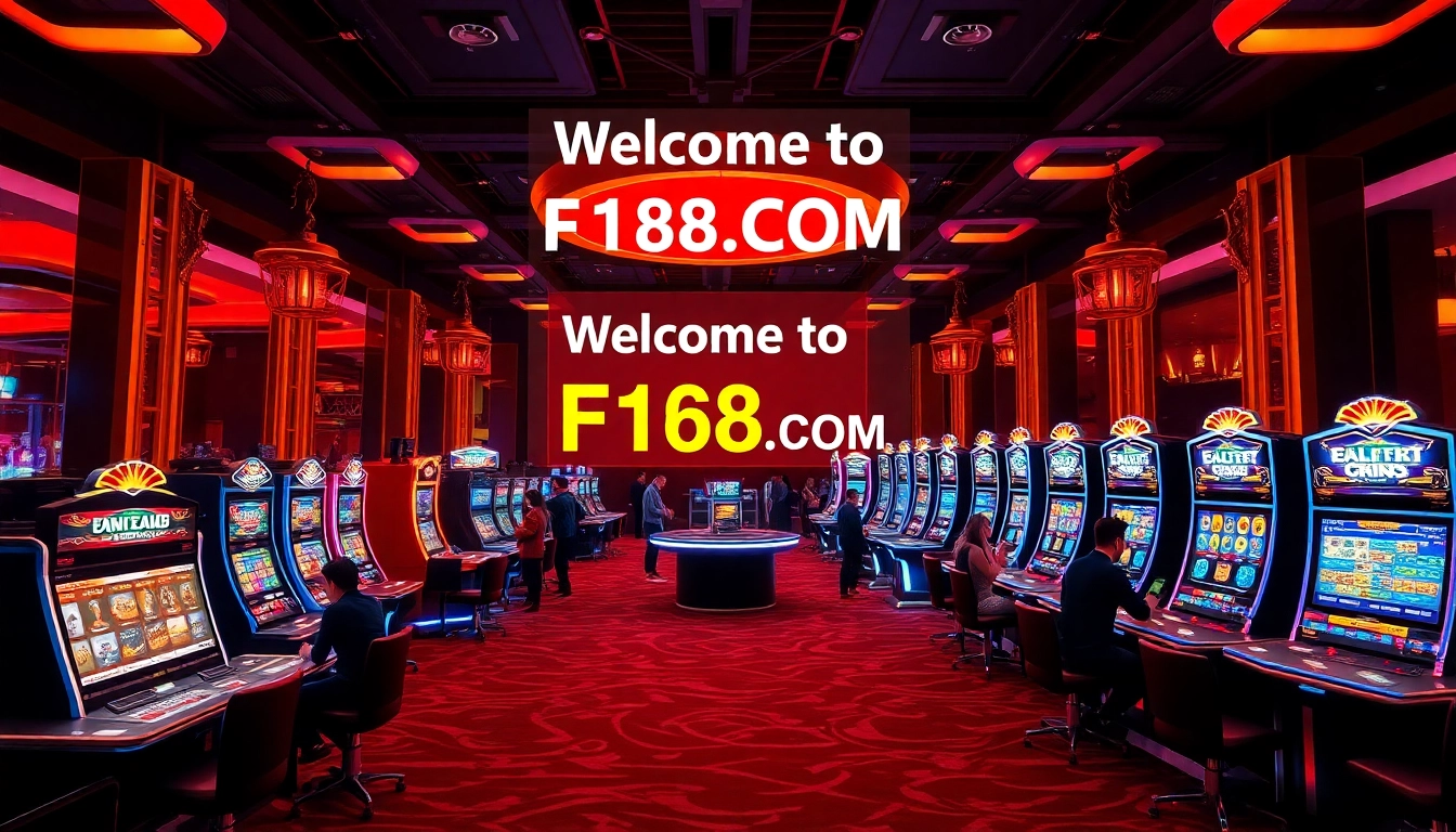 Experience the thrill at F168.COM, a premier online gambling destination with vibrant gaming environments.