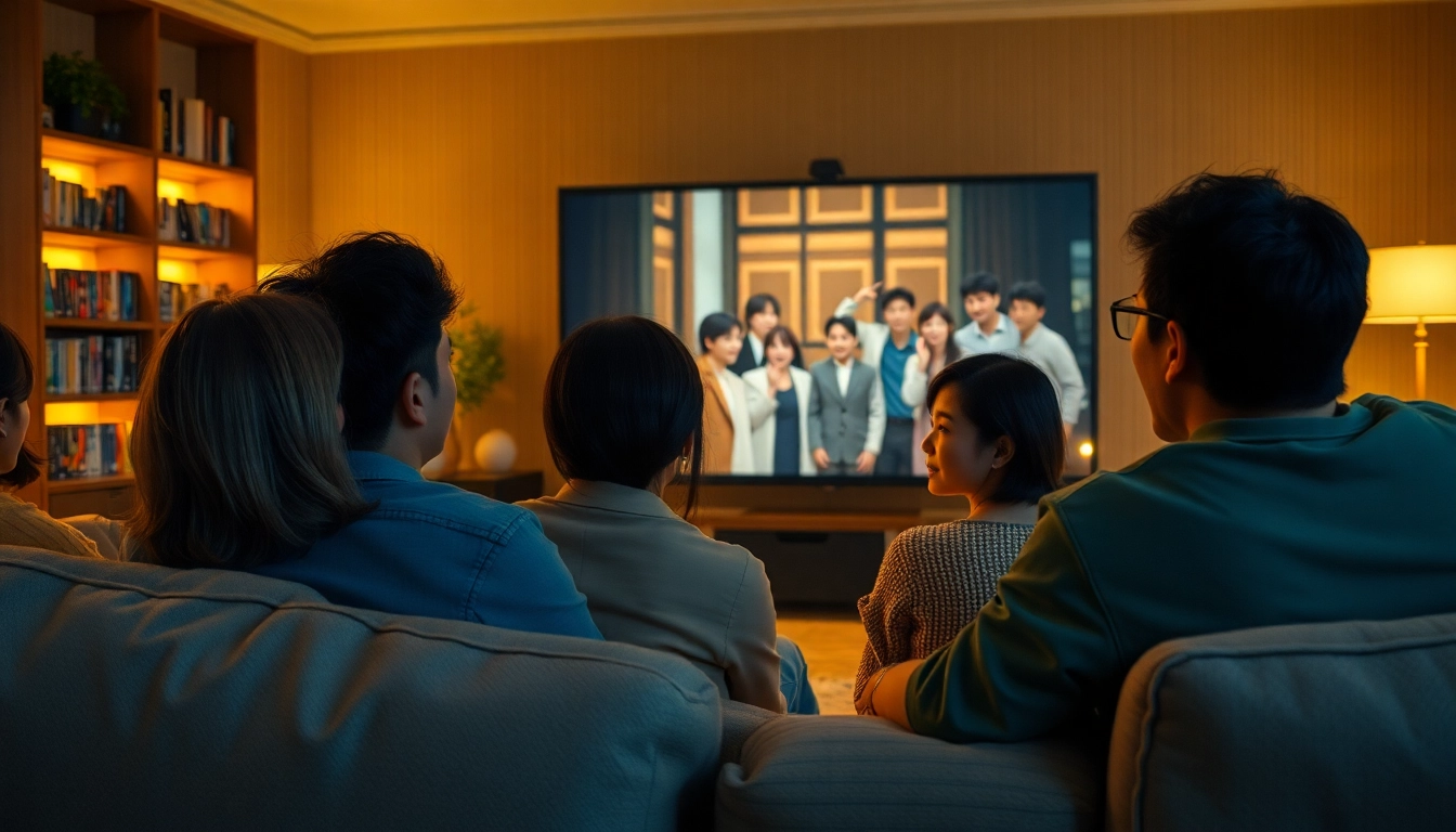 Enjoy the moment while you watch Korean drama online with friends in a cozy setting.