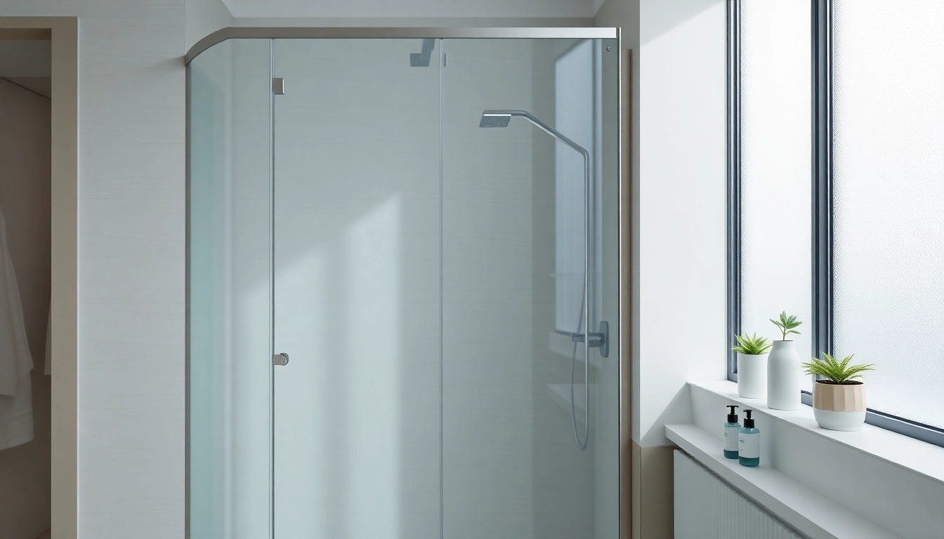 Installez une paroi de douche moderne avec des panneaux en verre élégants dans votre salle de bain.