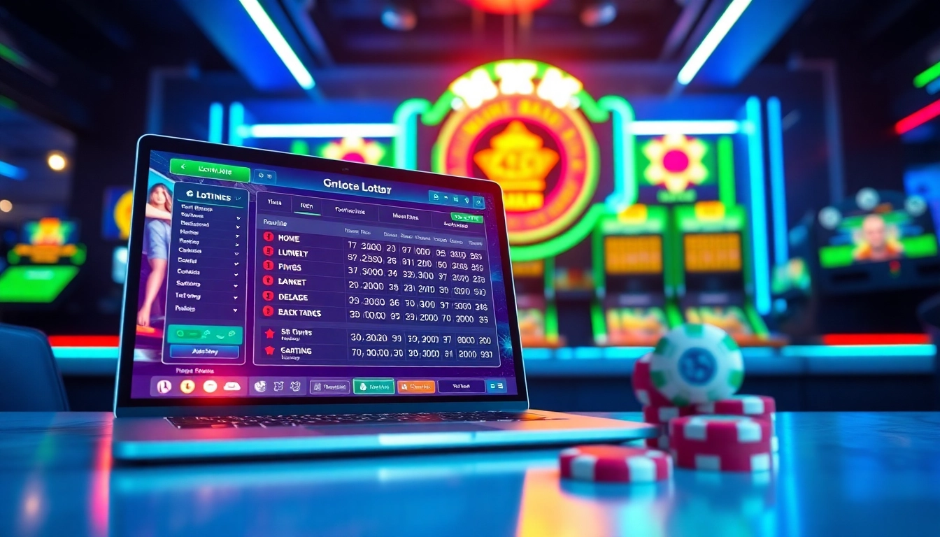 Platform togel interaktif yang menunjukkan pengalaman bermain lotere digital yang menarik.