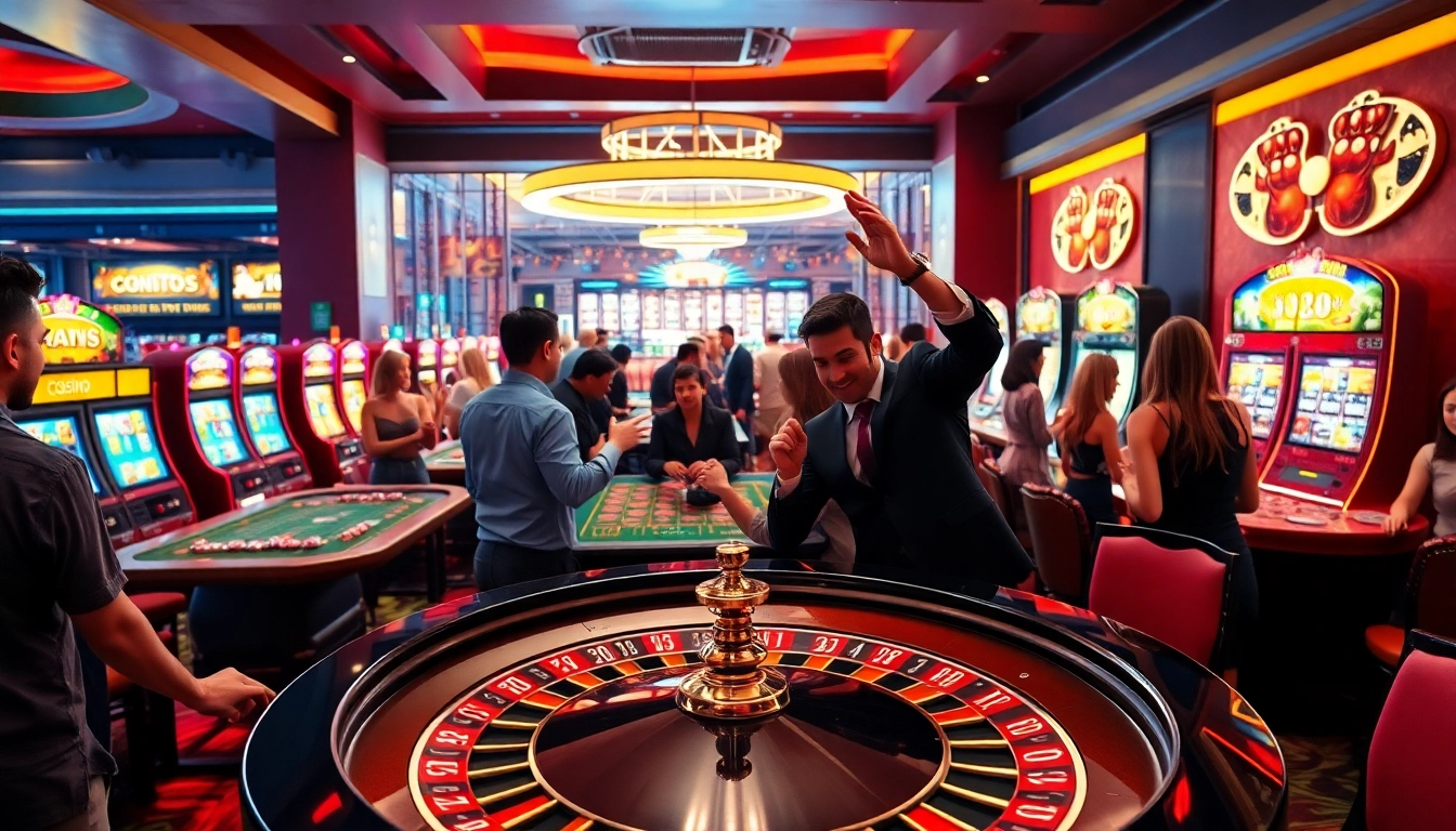 Play exciting games at a vibrant Non gamstop Casino Uk with diverse players enjoying their experience.