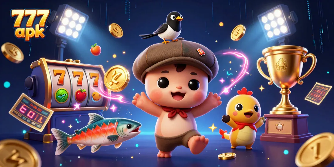 Spin and win big with 777 apk in a vibrant casino scene featuring dynamic gameplay elements.