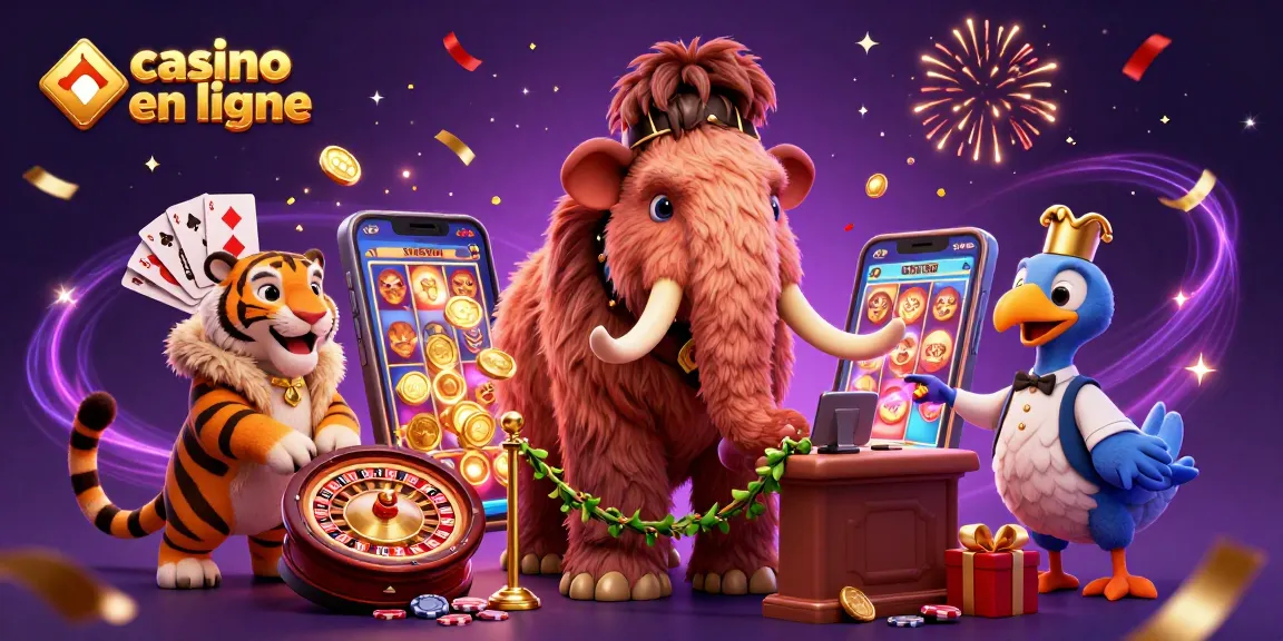 Vivez l'excitation avec le casino en ligne, où un mammouth bouncer contrôle les accès.