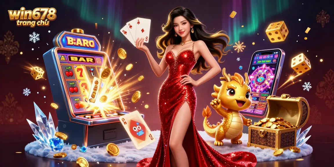 Experience the excitement at win678 trang chủ with a vibrant 3D casino scene that captures the thrill of gaming.