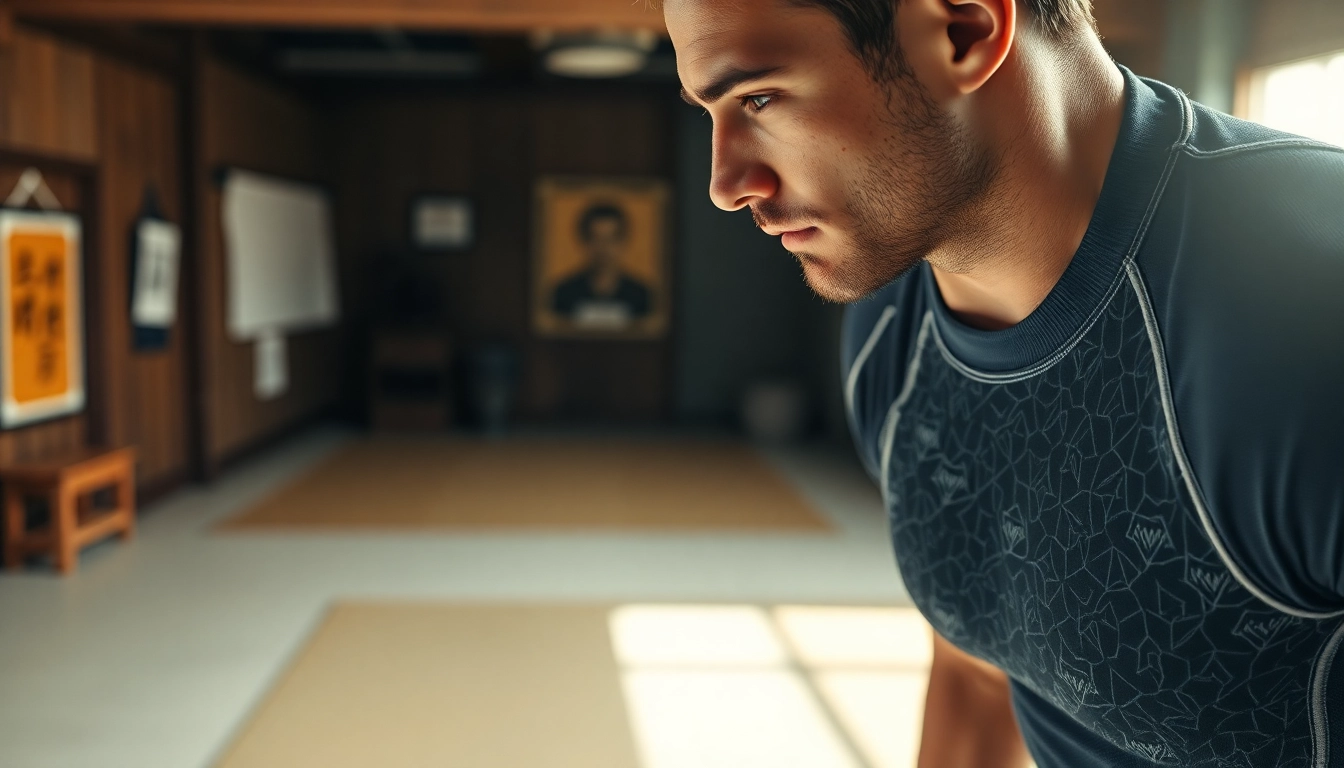 Explore what makes a good BJJ Rash Guard with an athlete showcasing the features of the fabric.