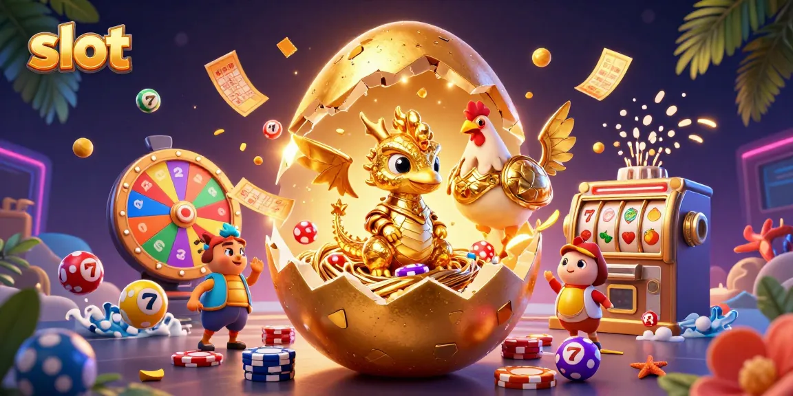 Spin the slot reels with vibrant characters and gold elements for an exciting gaming experience.