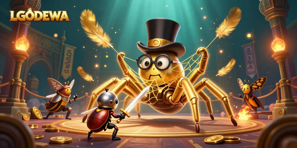 Join the exciting adventure at LGODEWA with a lively 3D scene of unique characters in a vibrant casino atmosphere.