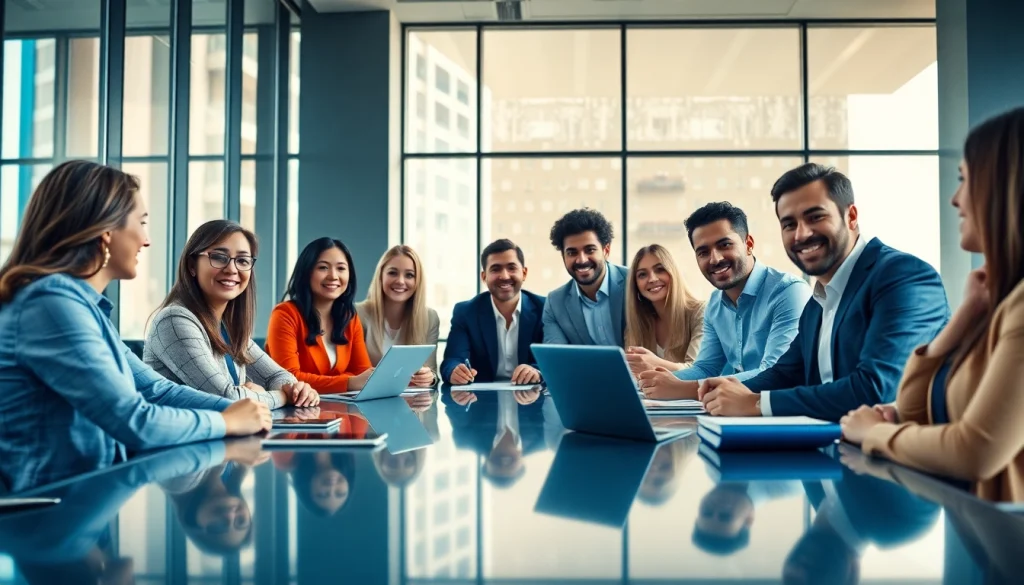 Engaging team meeting at https://fhpts.com showcasing diverse professionals collaborating.