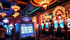 Raih kemenangan besar dengan slot gacor hari ini dalam suasana kasino yang ceria dan bersemangat.