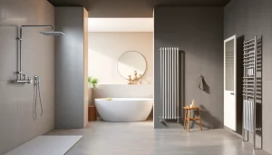 Erleben Sie die exquisite Produktvielfalt von sonni sanitär in einem modernen Badezimmer.