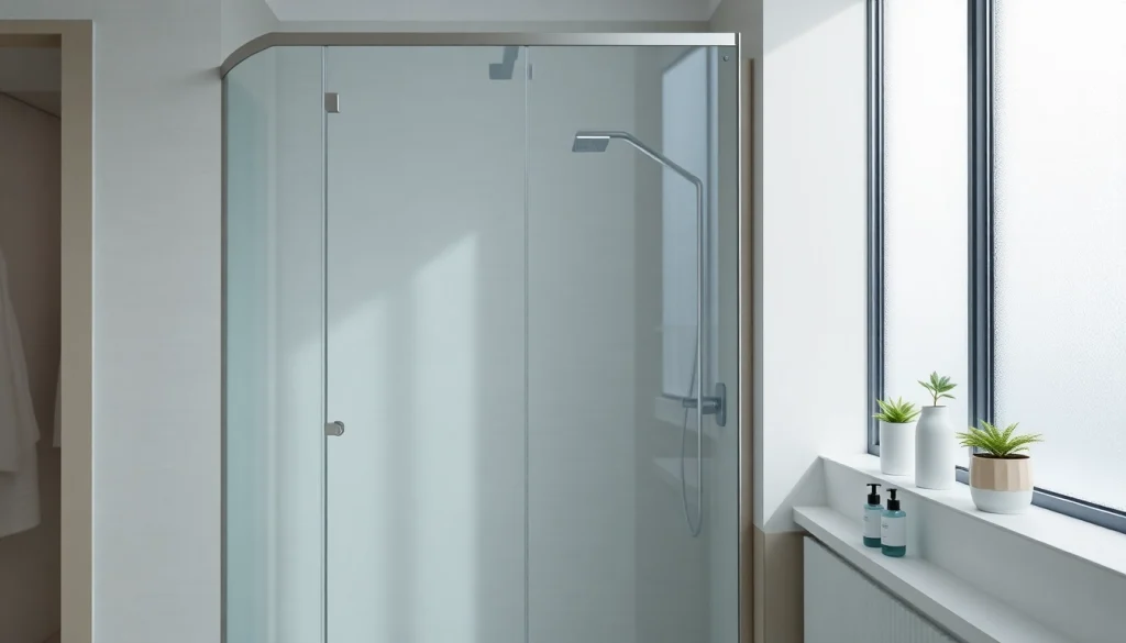 Installez une paroi de douche moderne avec des panneaux en verre élégants dans votre salle de bain.