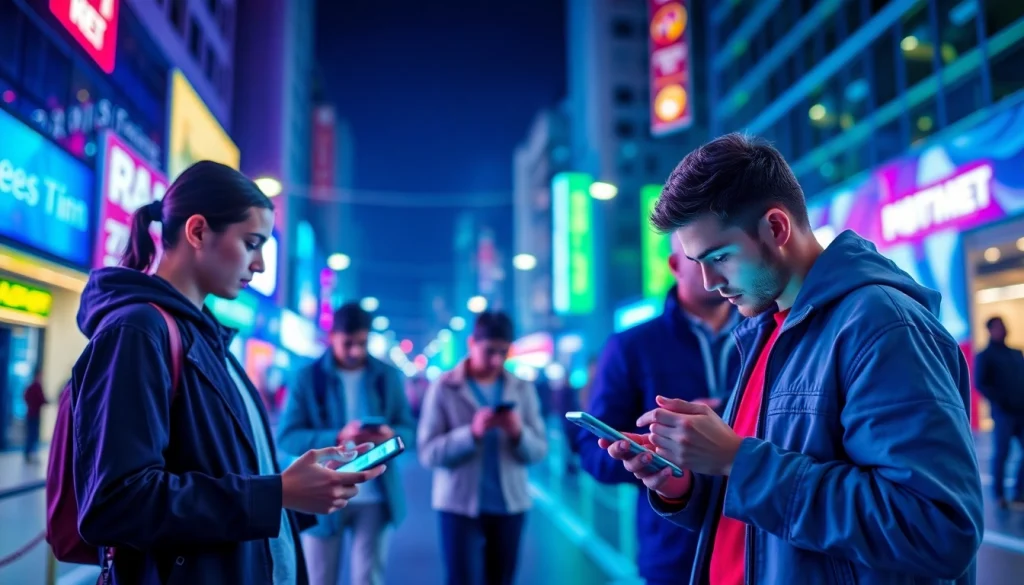 Engage with the best sports betting apps India in a vibrant urban environment depicting user experiences.