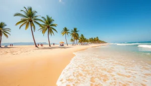 Vivencie a beleza das praias intocadas de Paripueira AL, com famílias aproveitando o sol e as águas azuis.