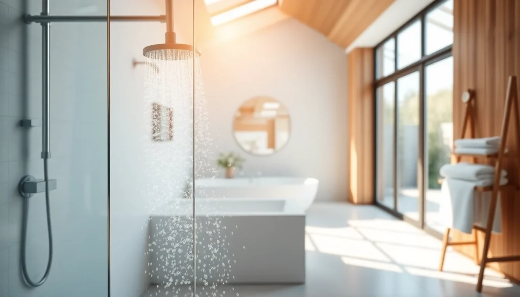 Améliorez votre salle de bain avec sunny showers france en installant une cabine de douche moderne.