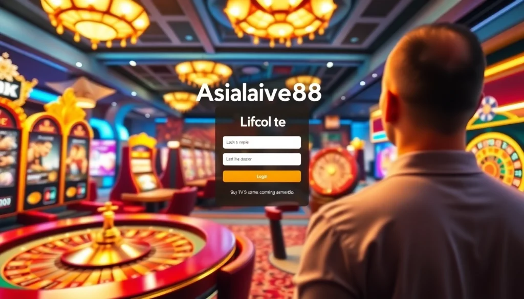 Masuki Asialive88 Login game dengan tampilan antarmuka kasino online yang menarik.