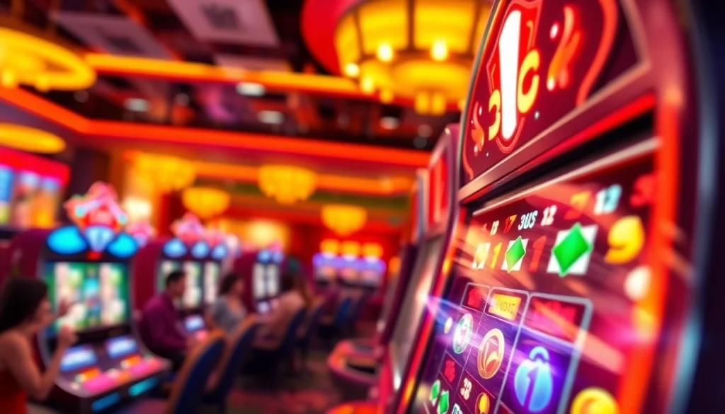 Tampilkan pengalaman menarik bermain bro138 slot dengan mesin slot berwarna-warni.