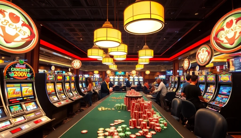 Mengamati bandar togel resmi slot dengan pemain yang bersemangat di kasino yang ramai.