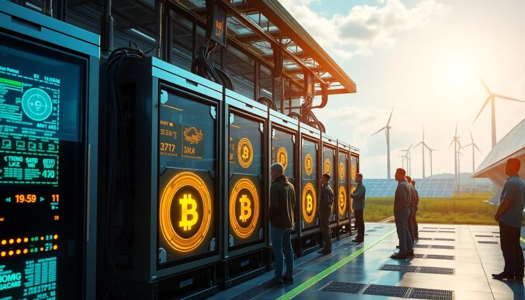 Free crypto mining at a modern, AI-driven facility powered by renewable energy sources.