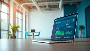 Understanding What is a CRM for WhatsApp through a digital dashboard in a modern office