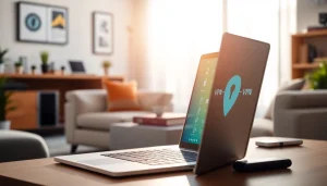 Explore the importance of the best vpn for online privacy with engaging digital settings.