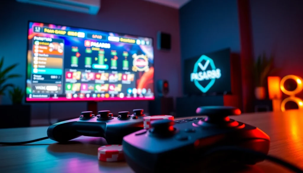 Pasar88 menghadirkan antarmuka kasino virtual yang menarik dalam pengaturan gawai modern.