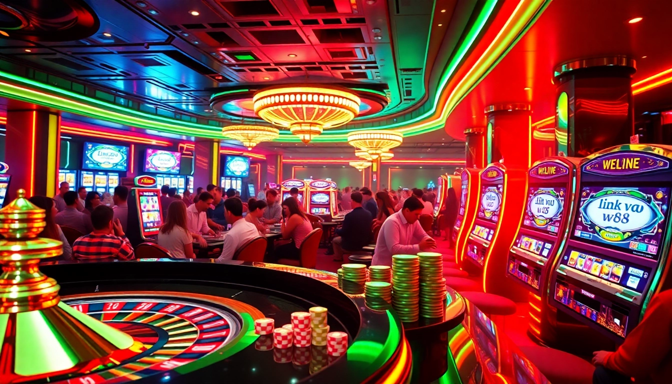 Experience the thrill of gambling with link vao w88 as players engage with exciting casino games.