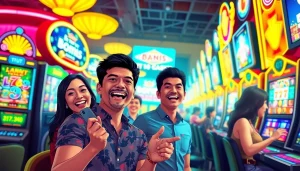 การเล่น 918kiss slot ในบรรยากาศของคาสิโนที่มีผู้เล่นที่มีความสุข