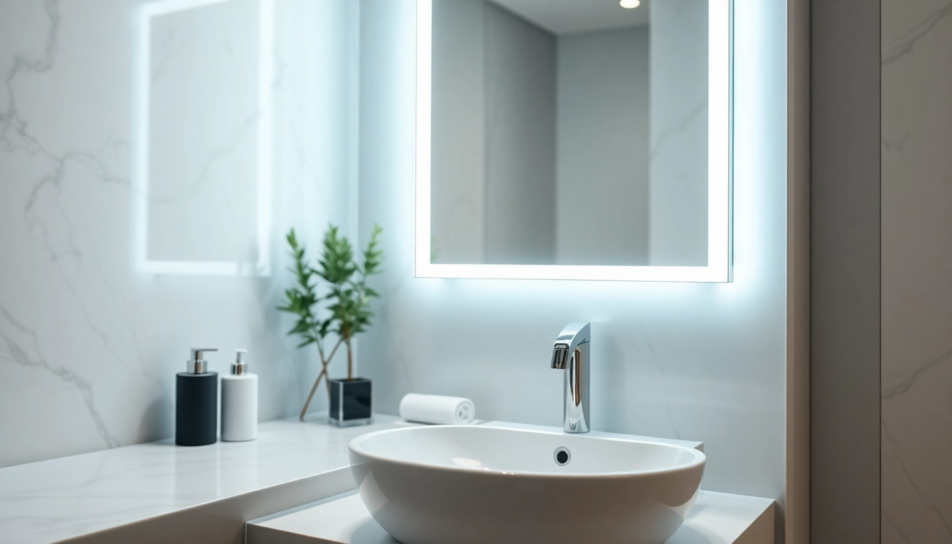 Elevate Your Space with a Bathroom Mirror with LED Light