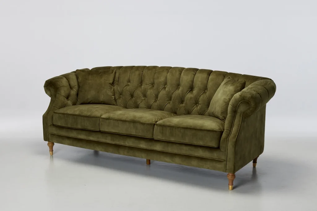 carmen-3-seater-deluxe-chesterfield-sofa-olive-green-mottled-velvet-now-furniture-uk-1