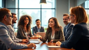 Engaging discussion on founder leadership insights in a modern boardroom setting.