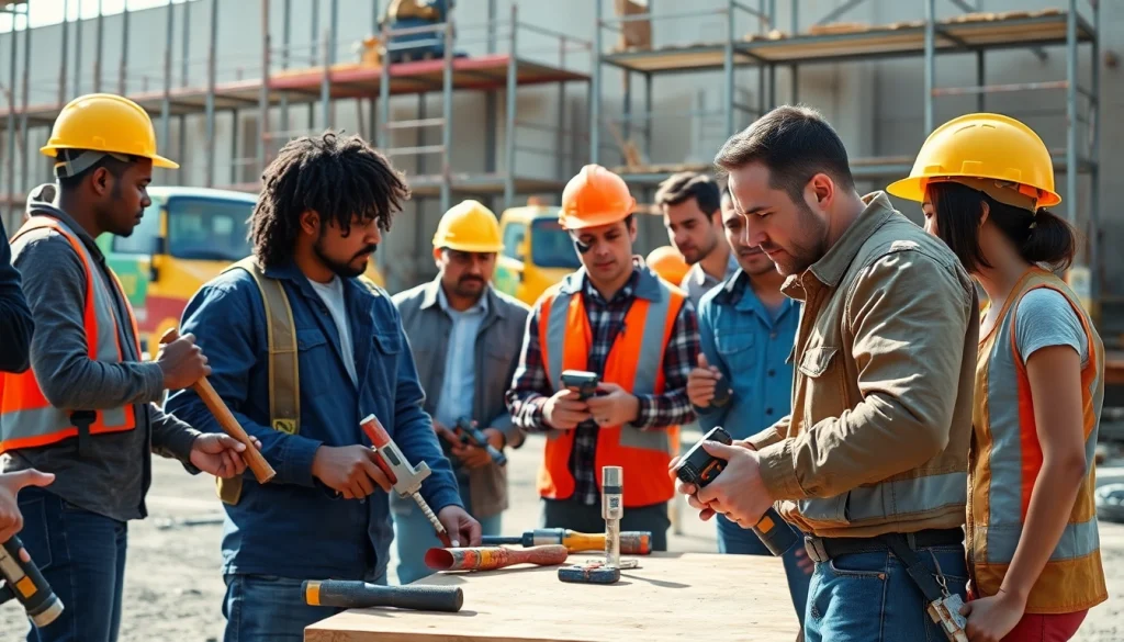 Apprenticeship training in contractor apprenticeship program showcasing hands-on learning.