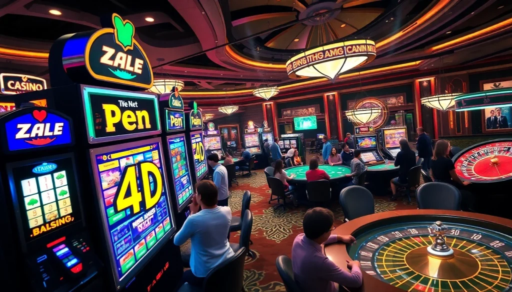 Spin to win with Pen 4D at this vibrant casino, filled with excitement and luxury.