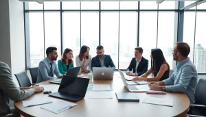 Team collaborating on Acquisition Planning strategies in a modern office environment.